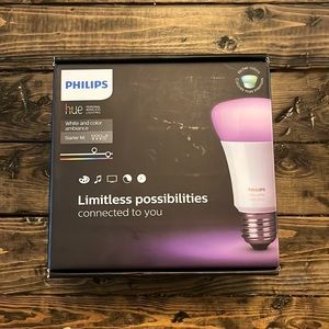 Phillips Hue Personal Wireless Lighting - NEW - 3 Lights & Hue Bridge